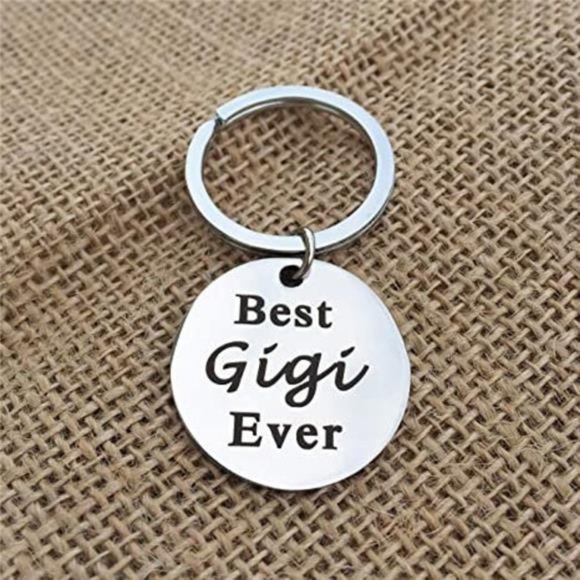 Keyring Gift For Grandmother | Best Gigi Ever Keychain |  Gigi Love Metal Gifts - Picture 7 of 7